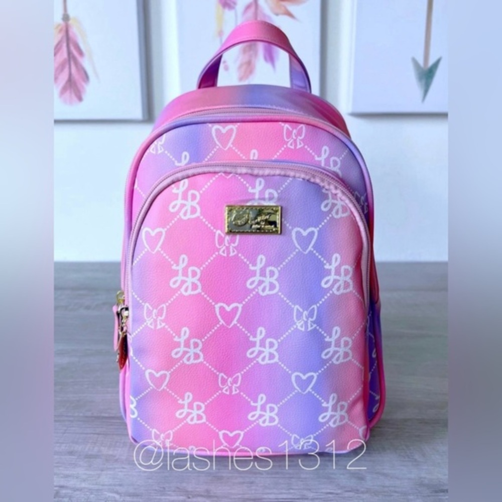 BETSEY JOHNSON Bag Jaxx Backpack - Pink Purple Ombre LBJAXX